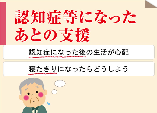 認知症になった後の支援